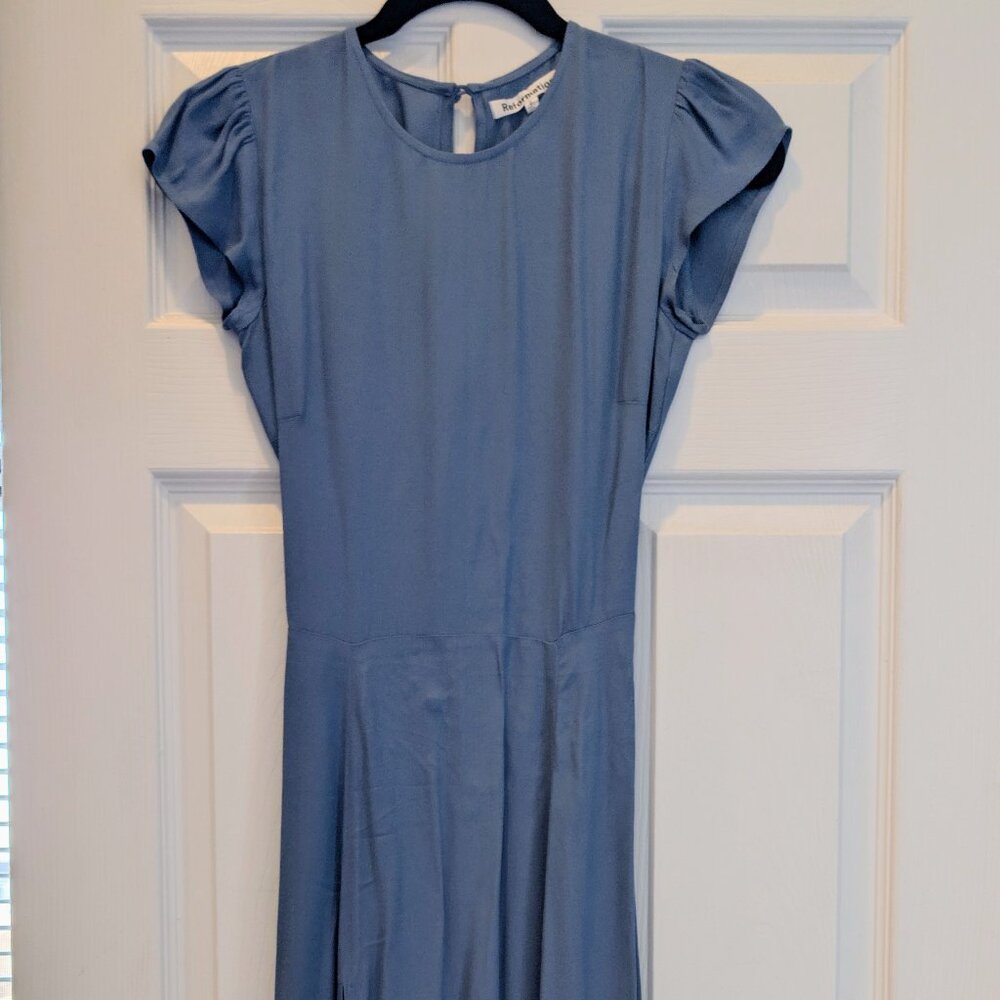 Reformation Gavin Midi Dress - Size 0